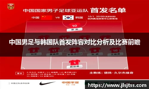 中国男足与韩国队首发阵容对比分析及比赛前瞻